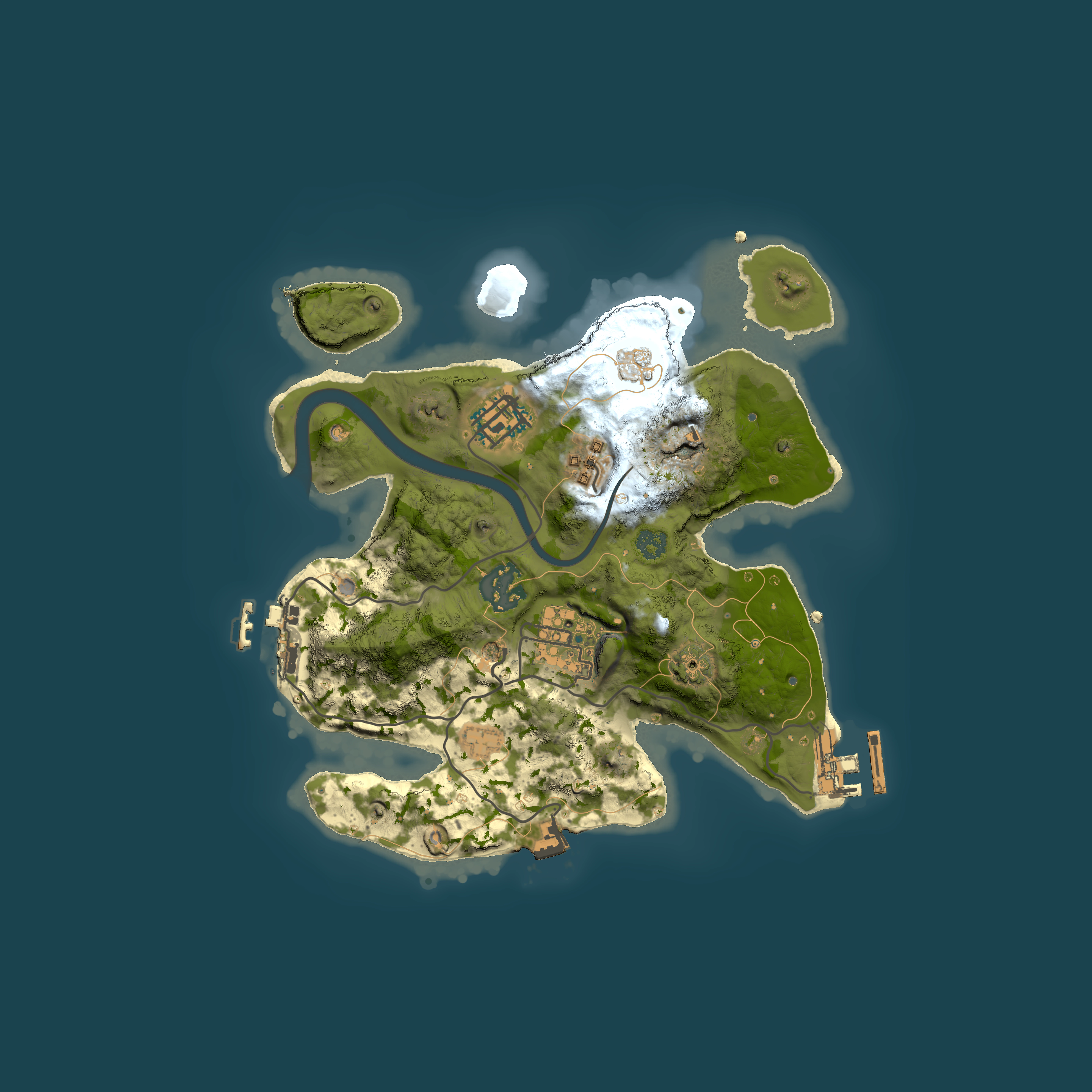 Full top-down render of Rust map seed 1248912568, 2500x2500m