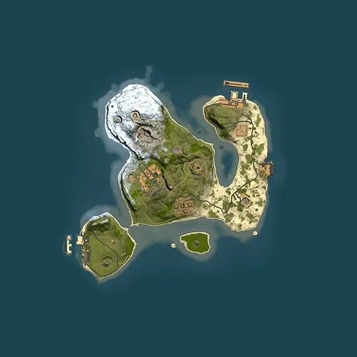 Rust map seed 2145741344, 2000x2000m top-down preview