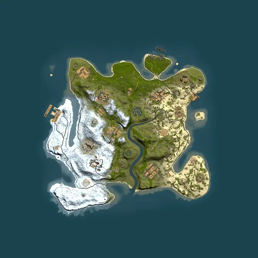 Rust map seed 1152976398, 3000x3000m top-down preview