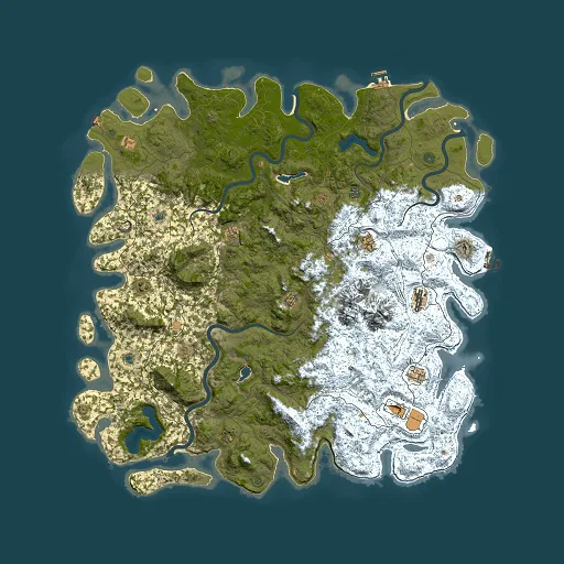 Rust map seed 1835447663, 6000x6000m top-down preview