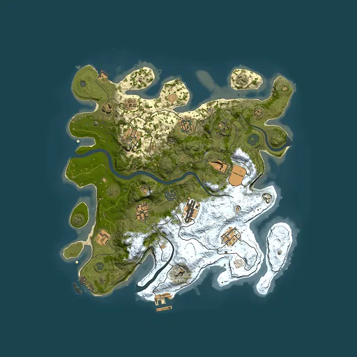 Rust map seed 982003469, 3500x3500m top-down preview