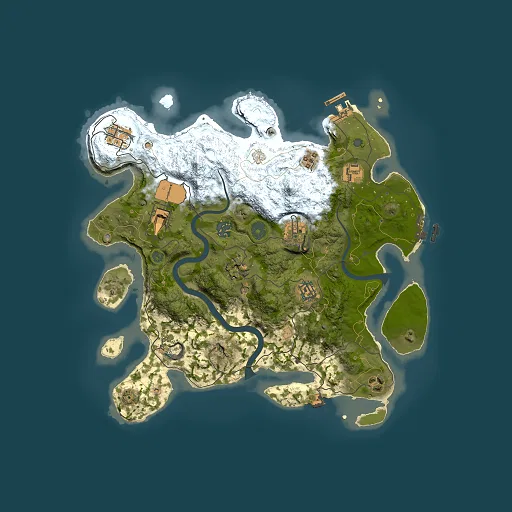 Rust map seed 1338210617, 3500x3500m top-down preview