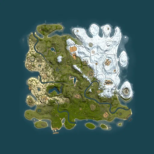 Rust map seed 1533162998, 4500x4500m top-down preview