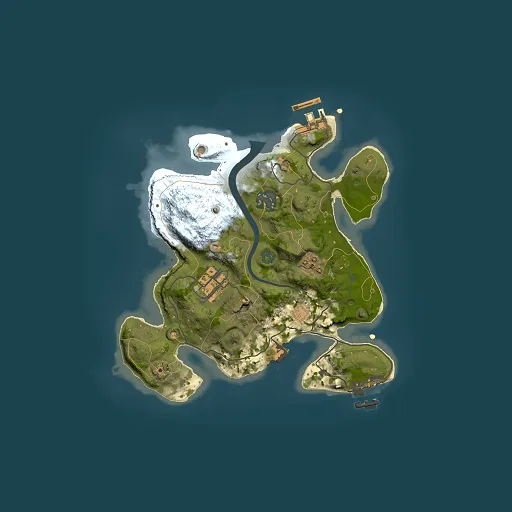 Rust map seed 1570368926, 2500x2500m top-down preview