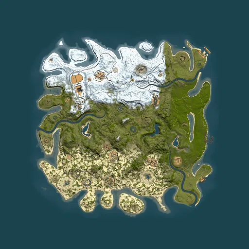 Rust map seed 1344679086, 4500x4500m top-down preview