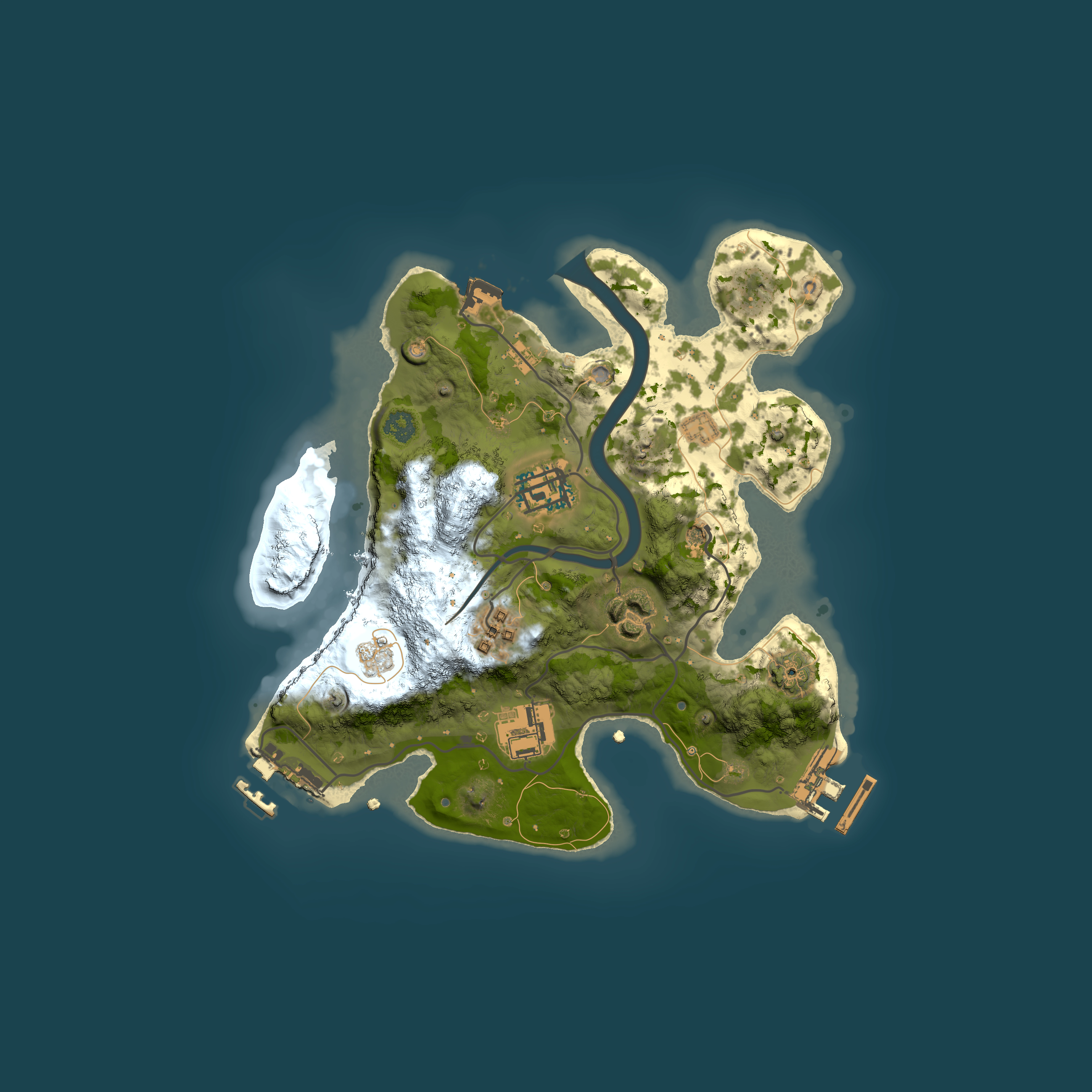 Full top-down render of Rust map seed 314504214, 2500x2500m