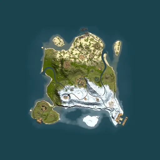 Rust map seed 276488251, 2500x2500m top-down preview