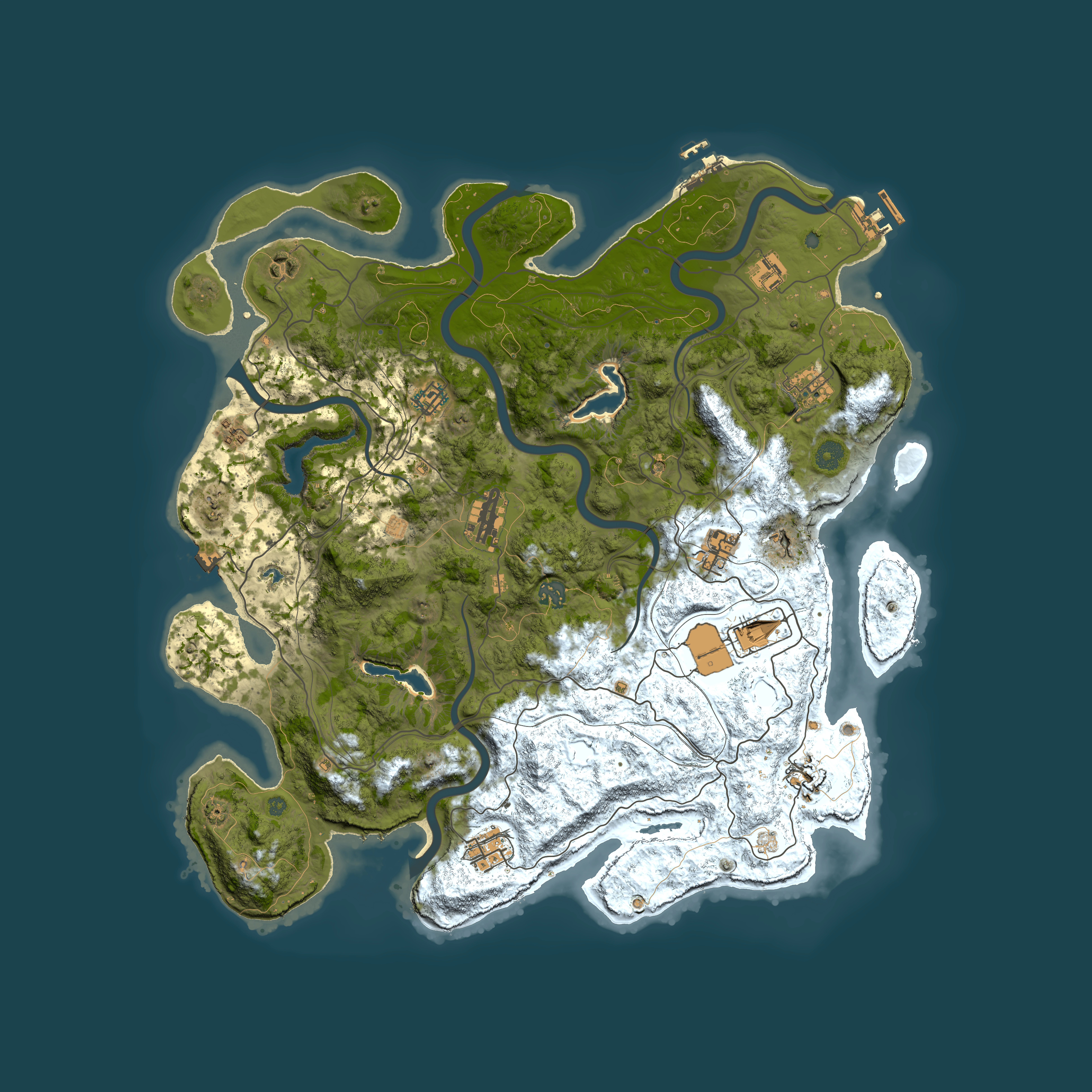 Full top-down render of Rust map seed 2143309800, 4500x4500m