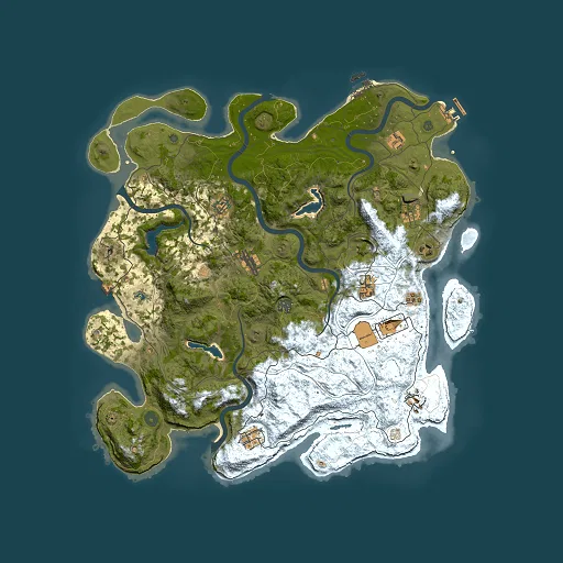 Rust map seed 2143309800, 4500x4500m top-down preview