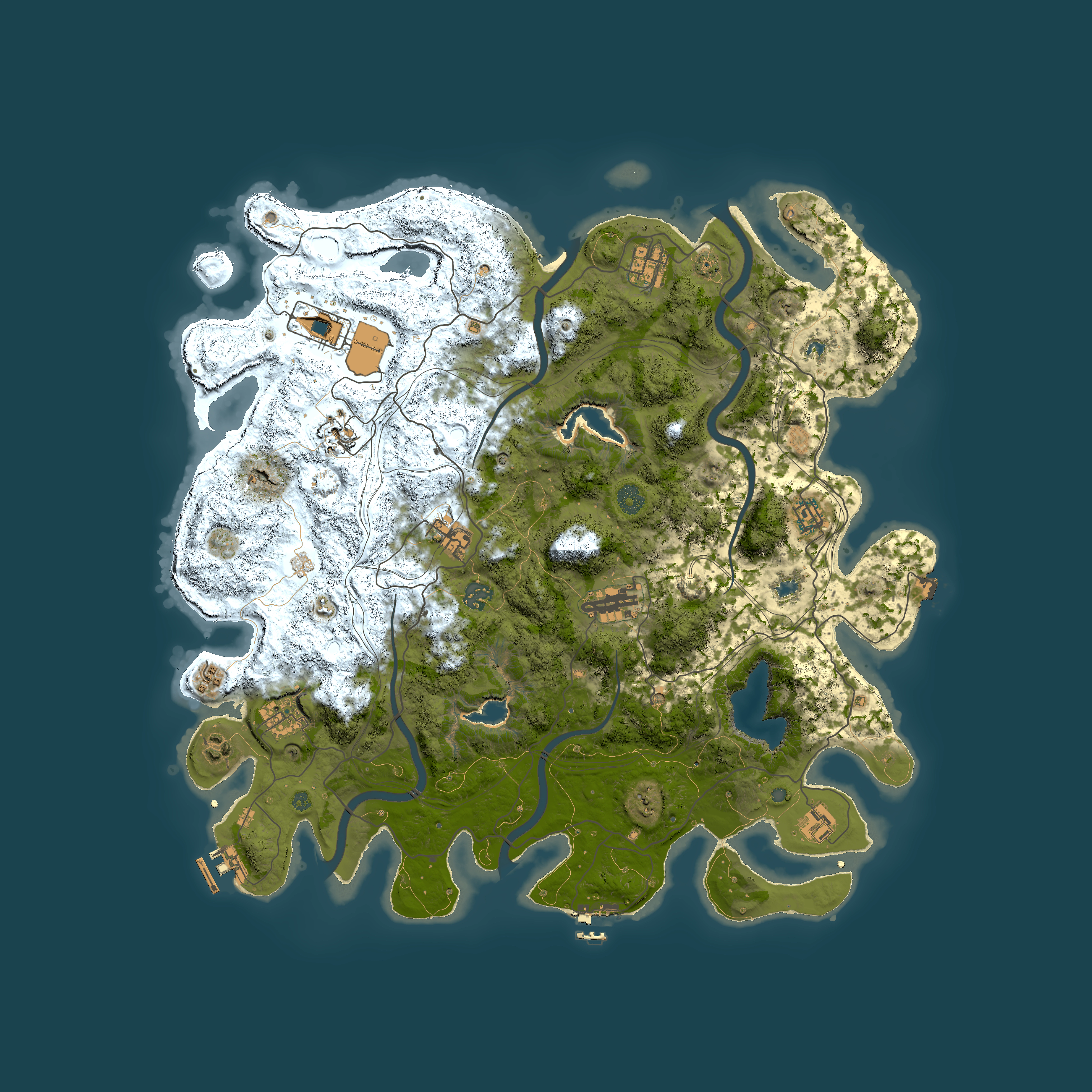 Full top-down render of Rust map seed 1800562663, 4500x4500m