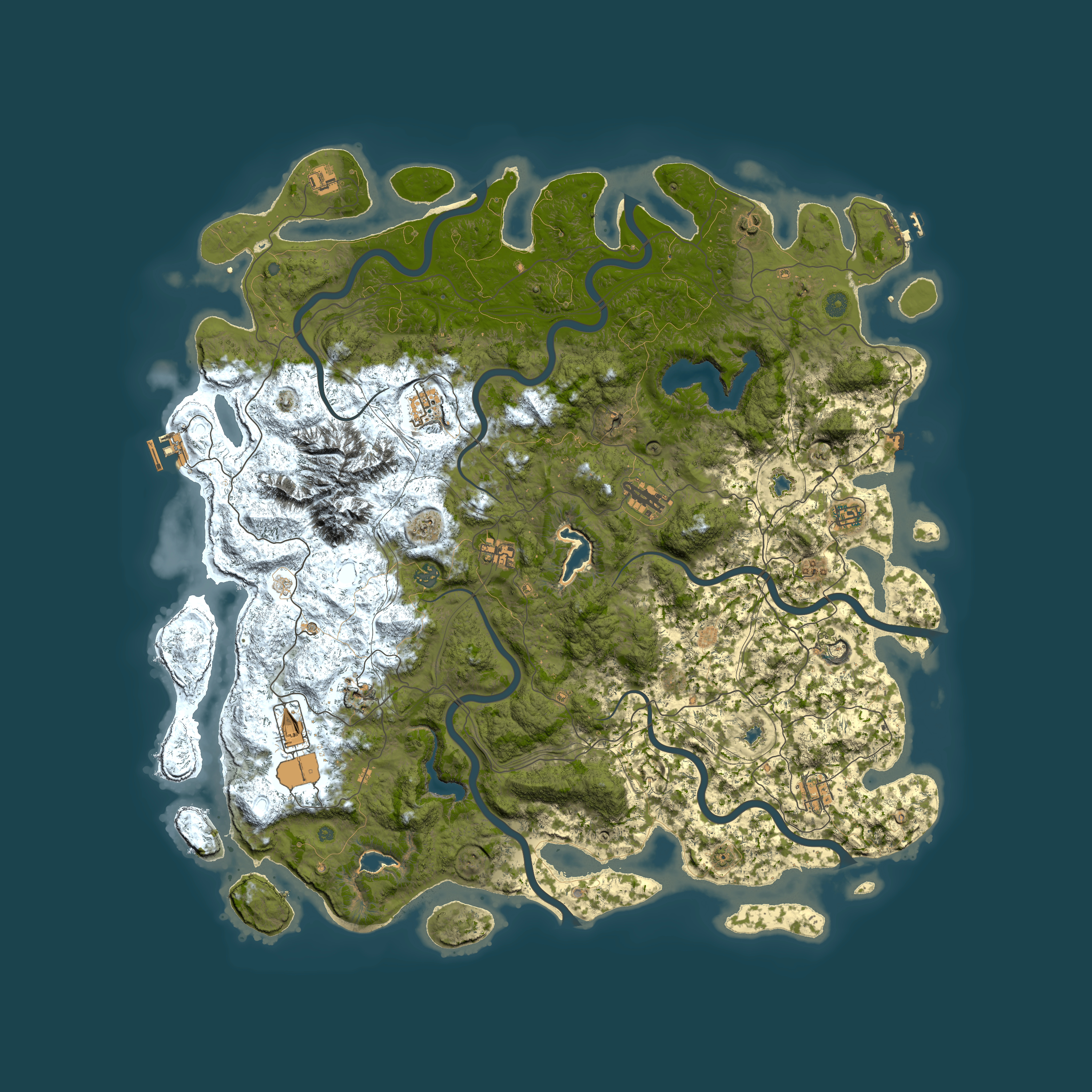 Full top-down render of Rust map seed 797585080, 5500x5500m