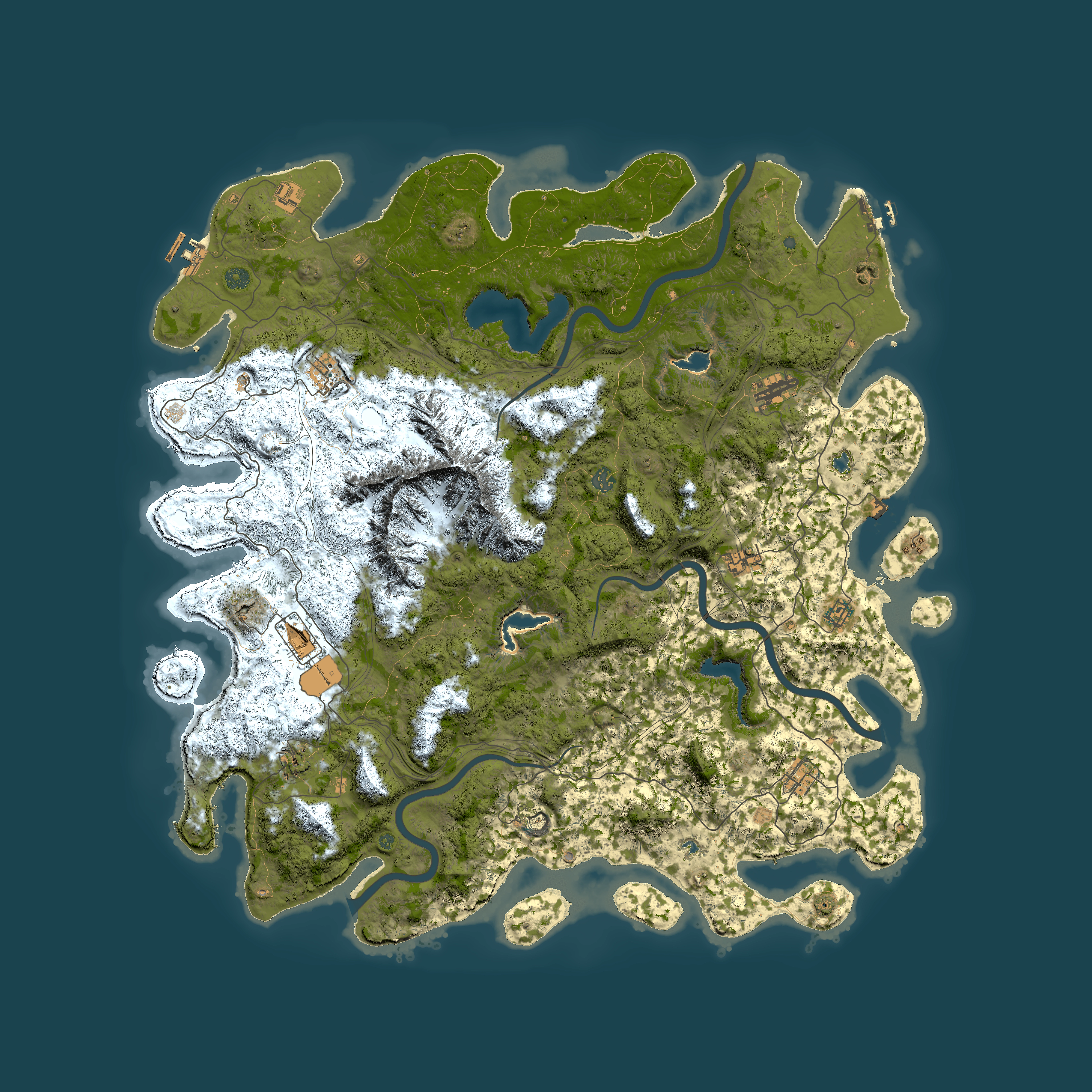 Full top-down render of Rust map seed 2055301365, 5500x5500m