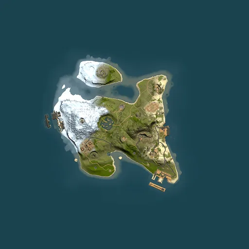 Rust map seed 447861354, 2000x2000m top-down preview