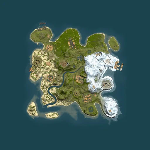 Rust map seed 731203430, 3000x3000m top-down preview
