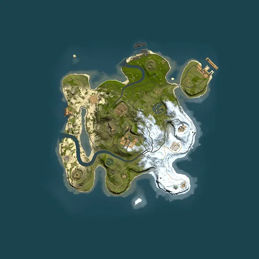 Rust map seed 779874936, 2500x2500m top-down preview