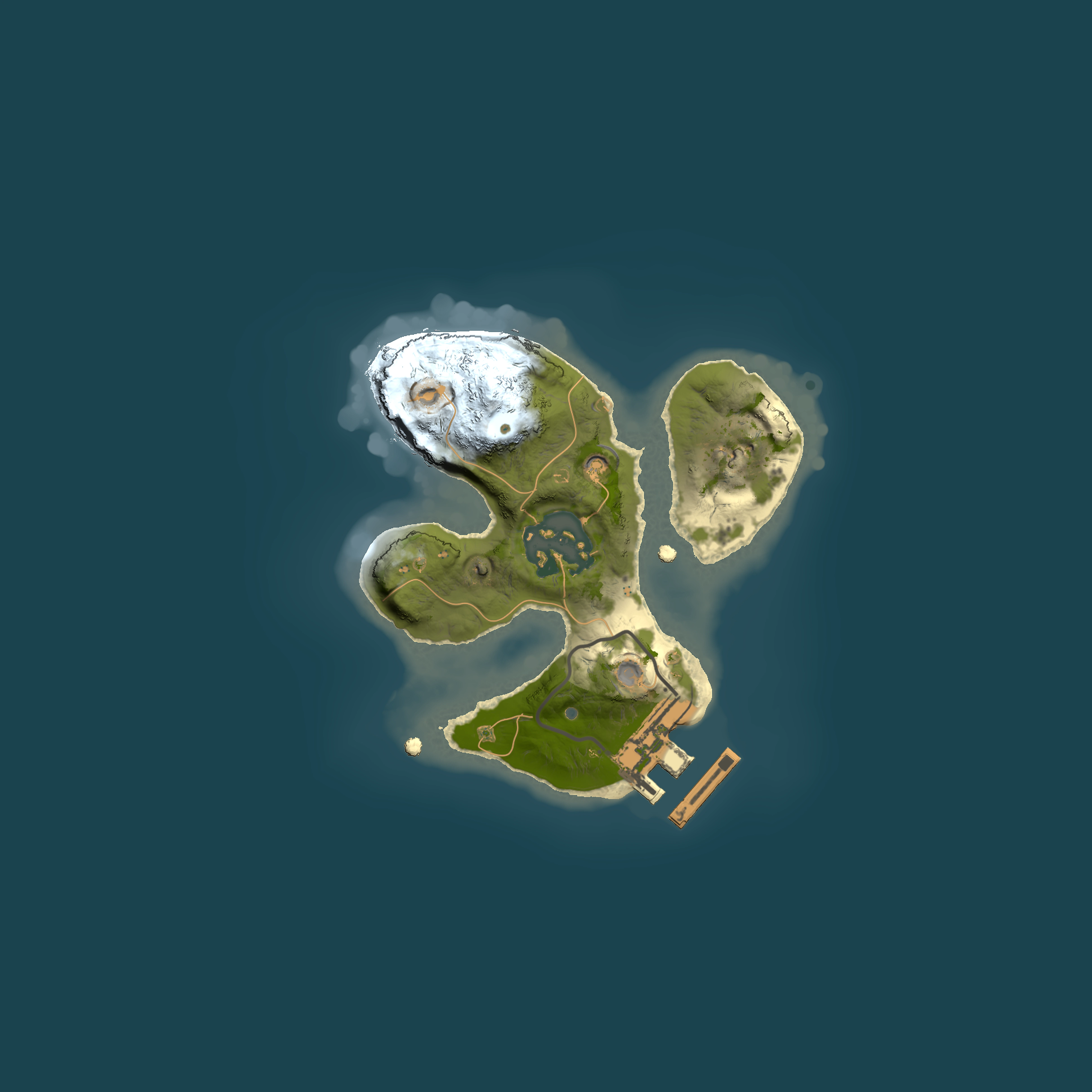 Full top-down render of Rust map seed 1532314178, 1500x1500m