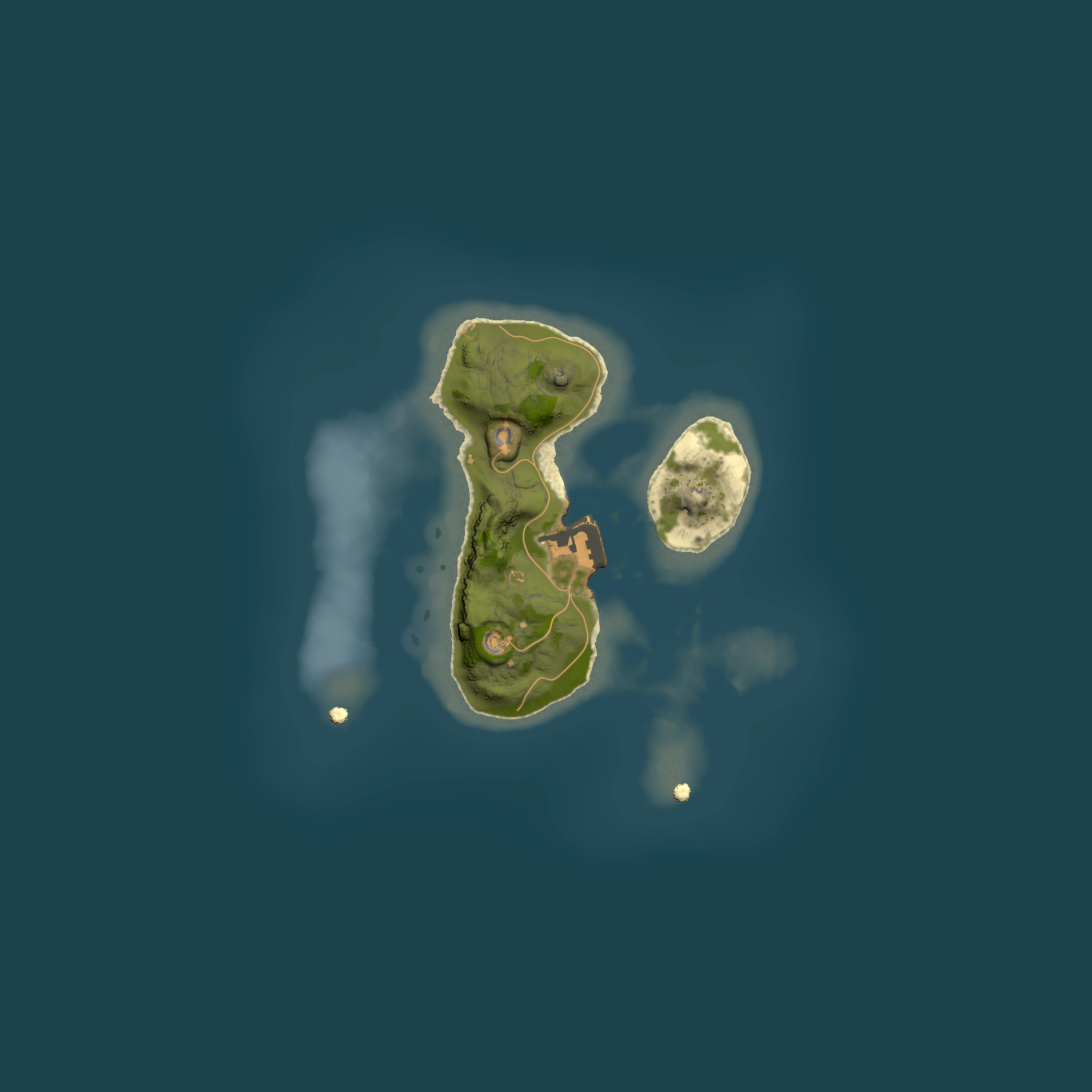 Full top-down render of Rust map seed 1746125660, 1500x1500m