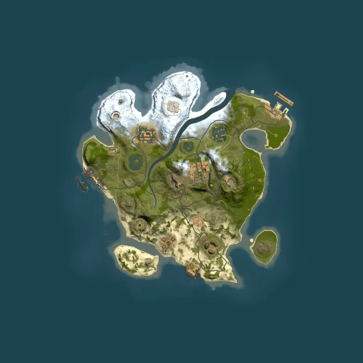 Rust map seed 1629386056, 2500x2500m top-down preview