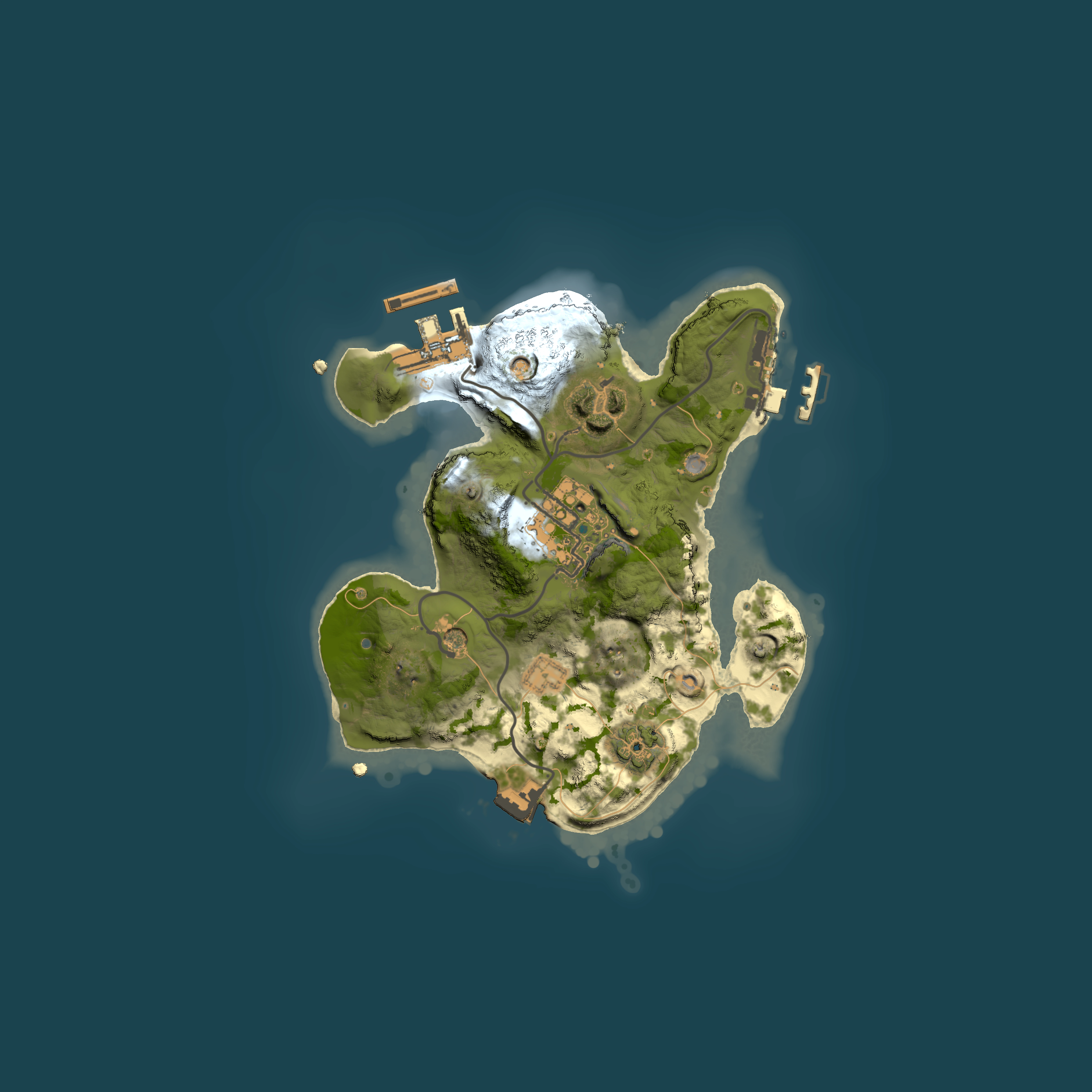 Full top-down render of Rust map seed 967859623, 2000x2000m