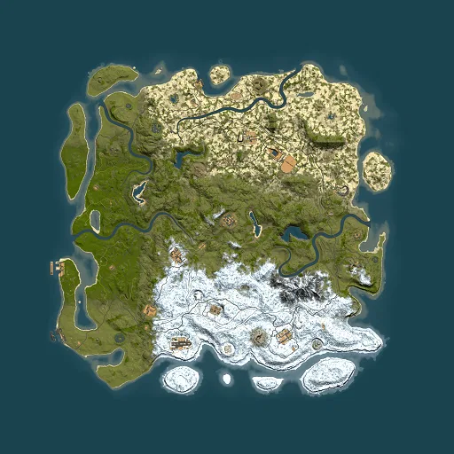 Rust map seed 131778769, 5500x5500m top-down preview