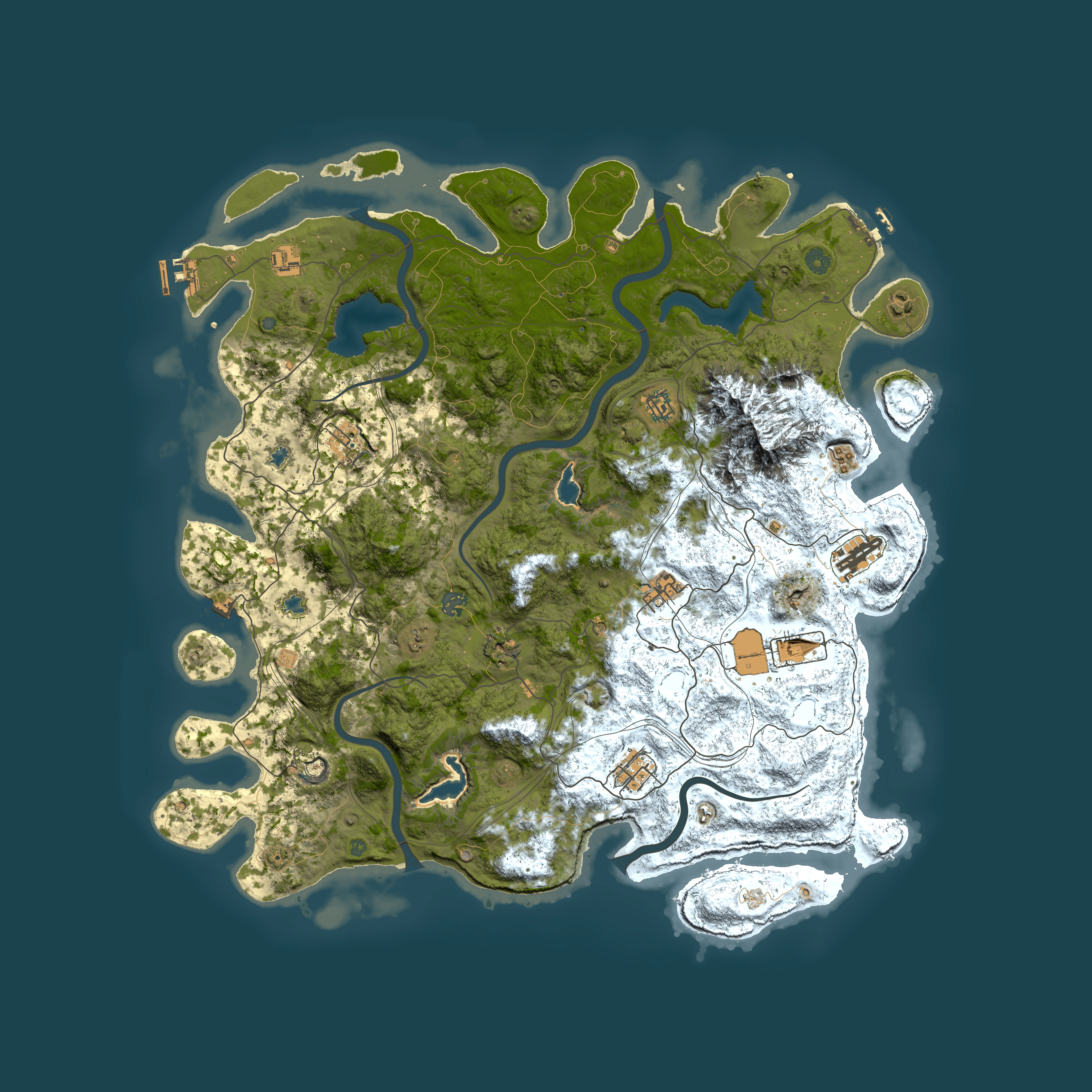 Full top-down render of Rust map seed 1748770504, 5000x5000m