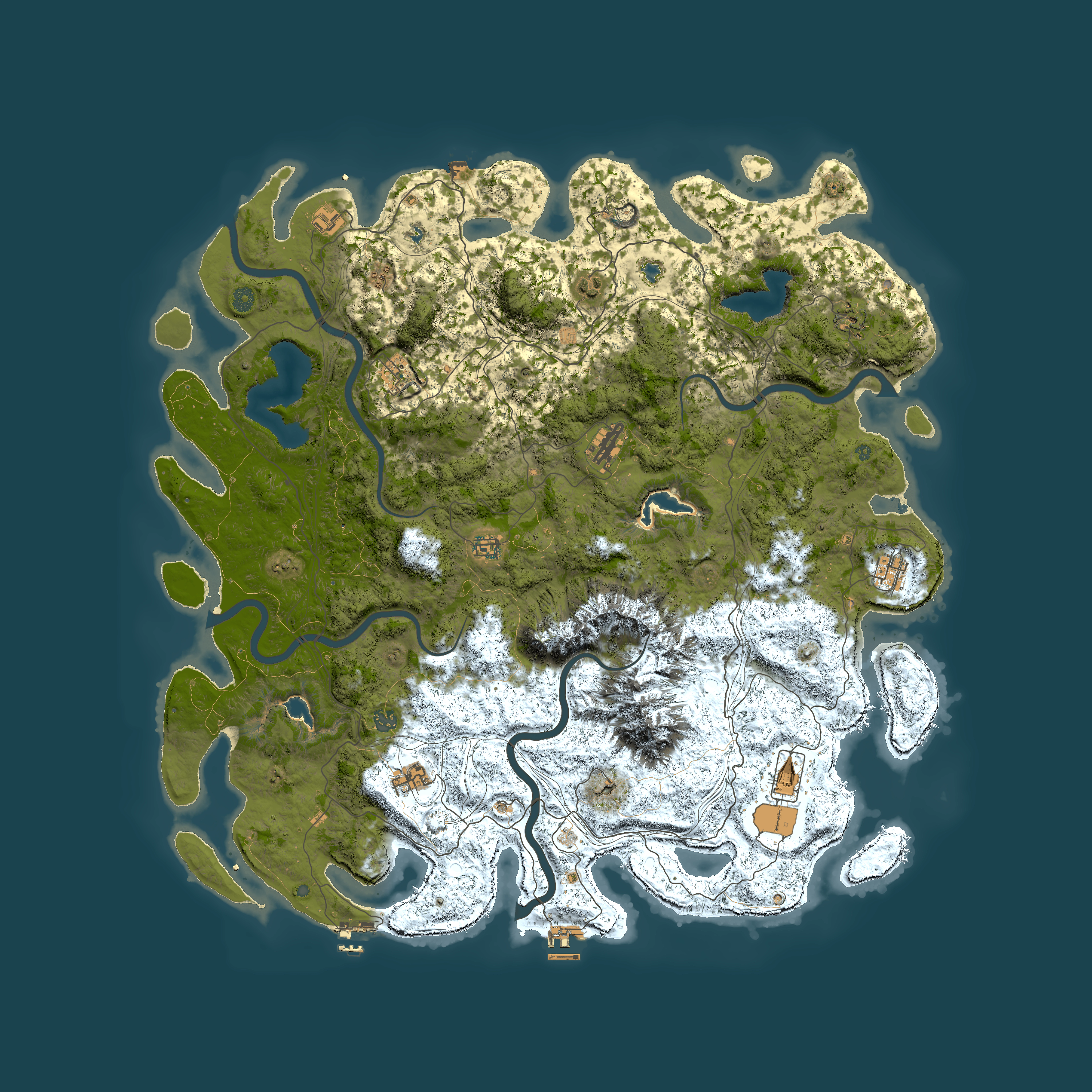 Full top-down render of Rust map seed 1938942925, 5500x5500m