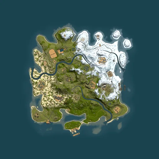 Rust map seed 1181904856, 3500x3500m top-down preview