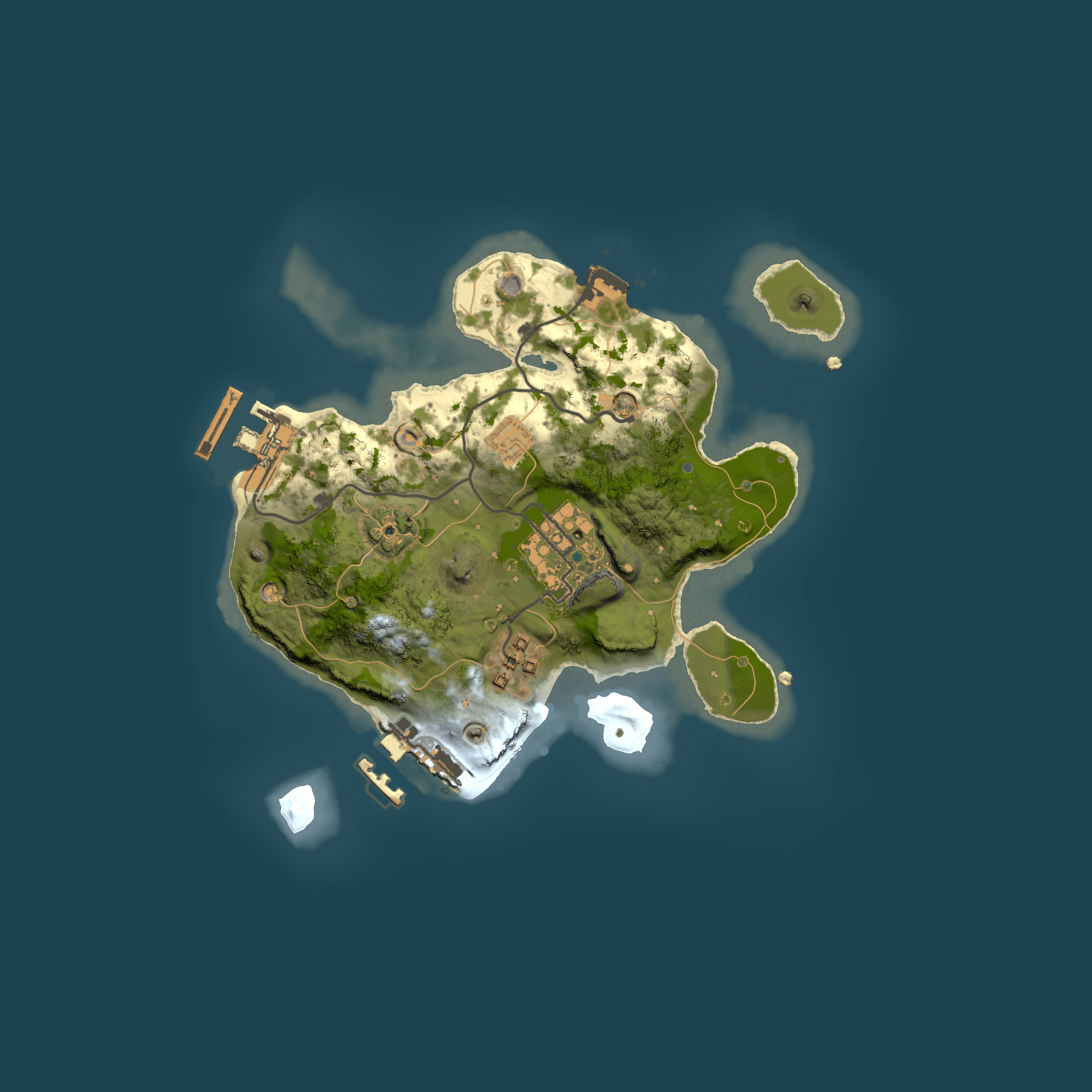 Full top-down render of Rust map seed 510933807, 2000x2000m