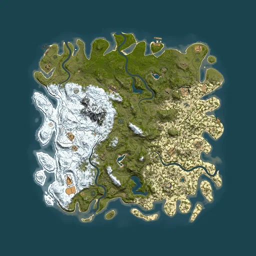 Rust map seed 840563492, 5500x5500m top-down preview