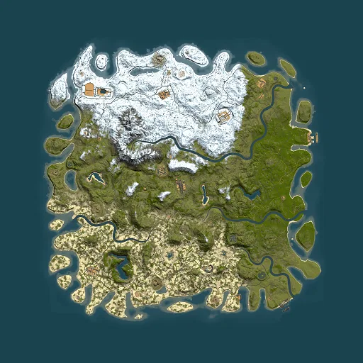 Rust map seed 30752438, 6000x6000m top-down preview