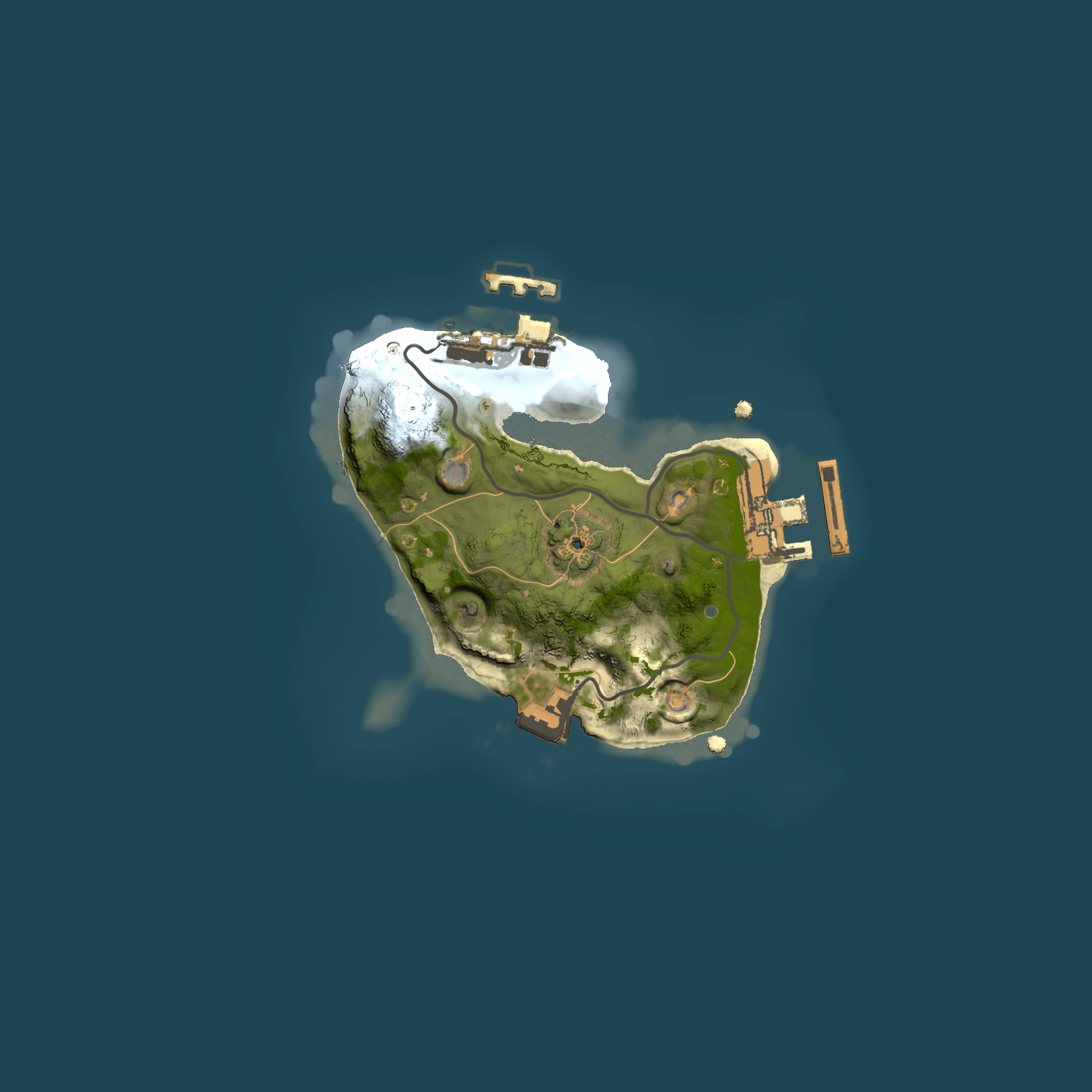 Full top-down render of Rust map seed 89049109, 1500x1500m