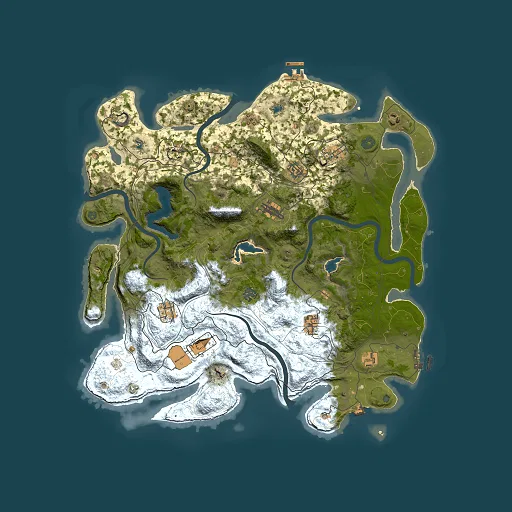 Rust map seed 31250290, 4500x4500m top-down preview