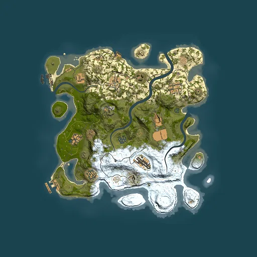 Rust map seed 1768088977, 3500x3500m top-down preview