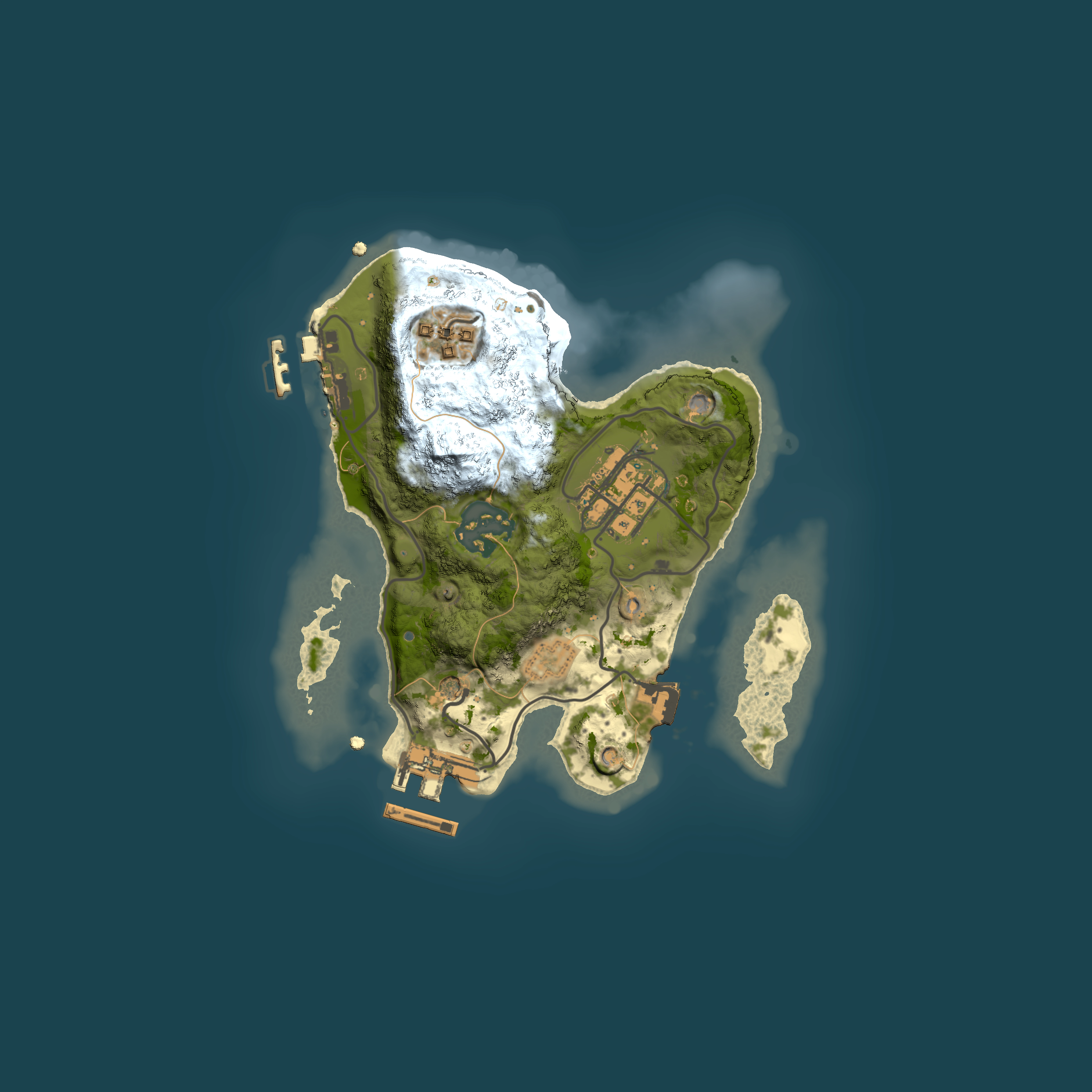 Full top-down render of Rust map seed 1244074950, 2000x2000m