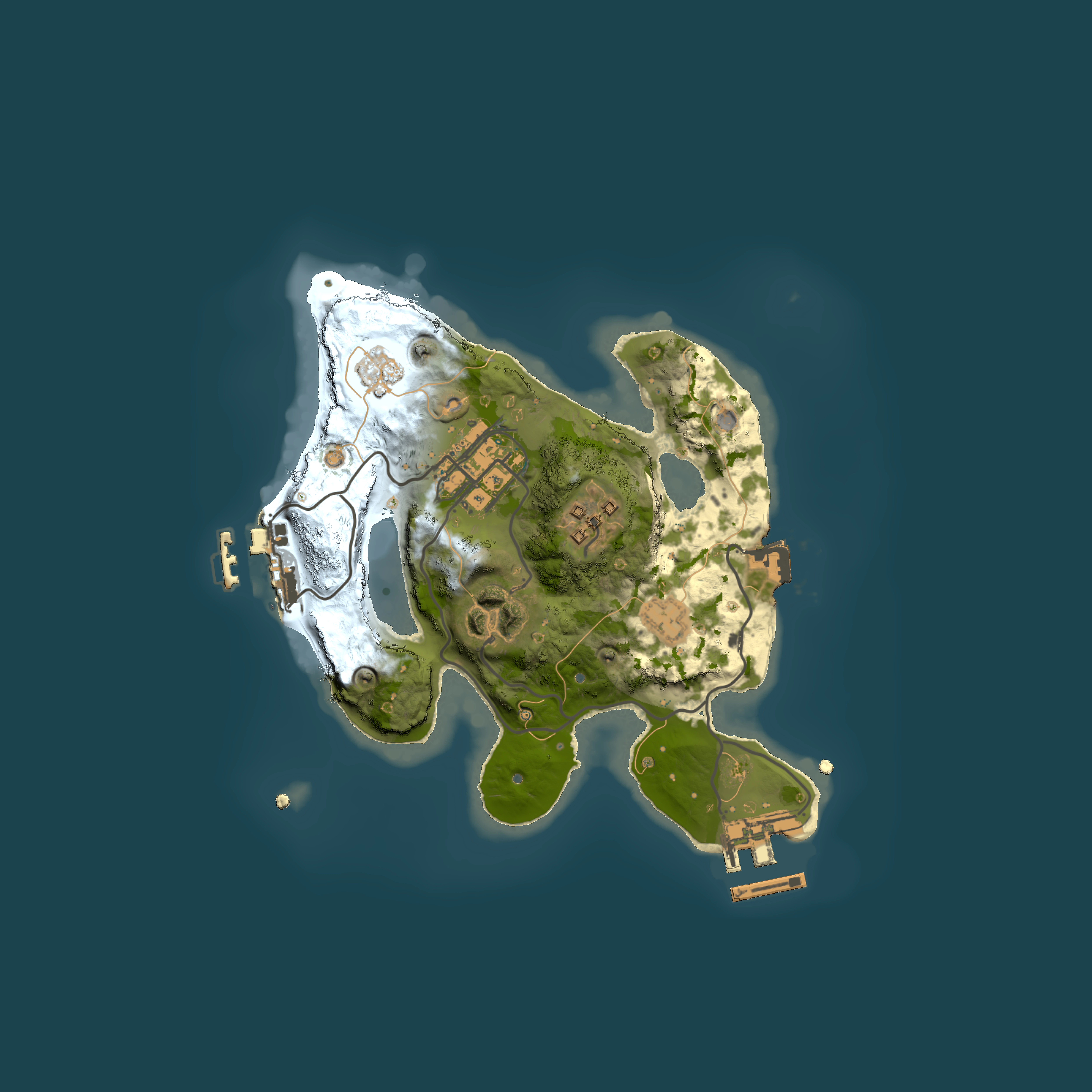 Full top-down render of Rust map seed 640625776, 2000x2000m