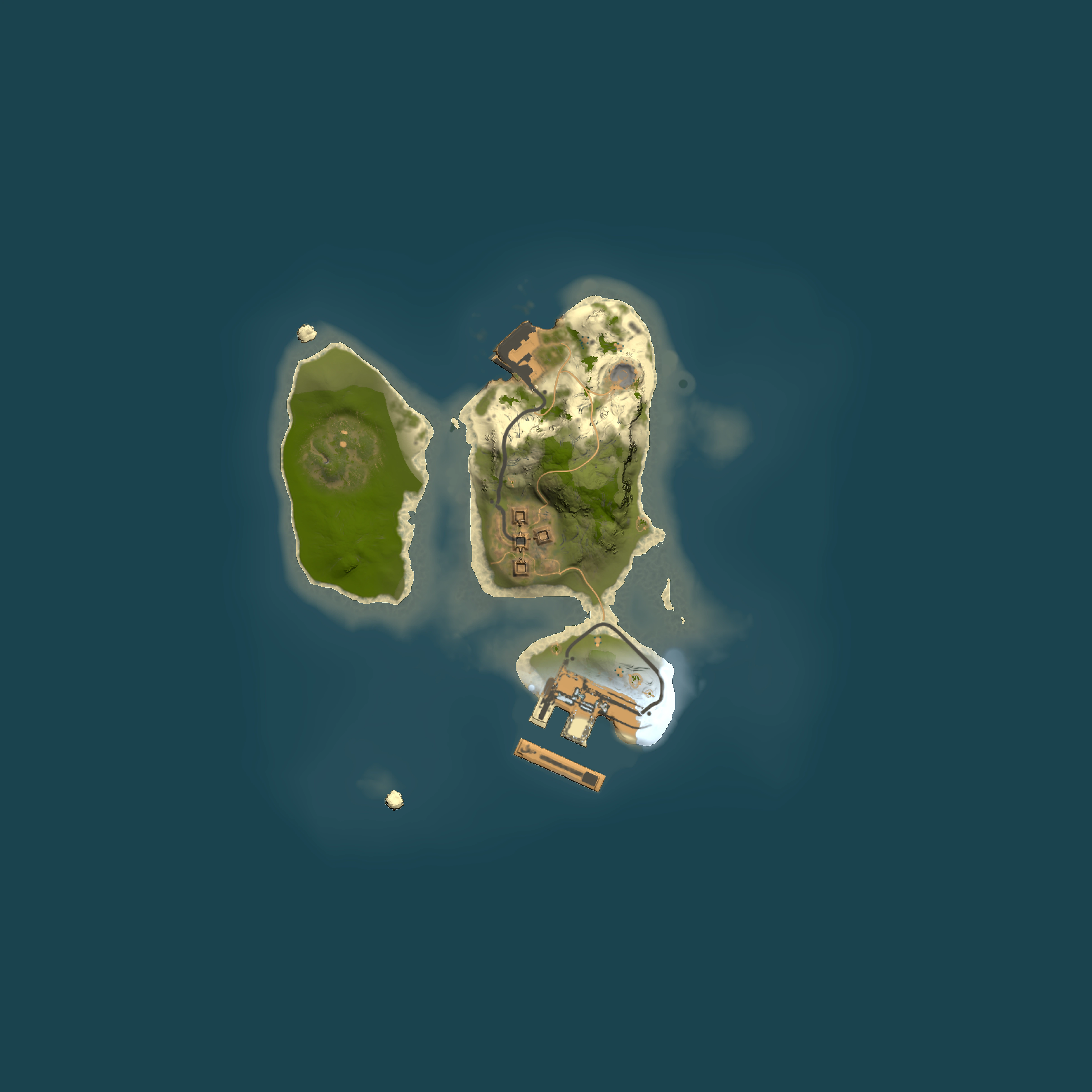 Full top-down render of Rust map seed 1002103103, 1500x1500m