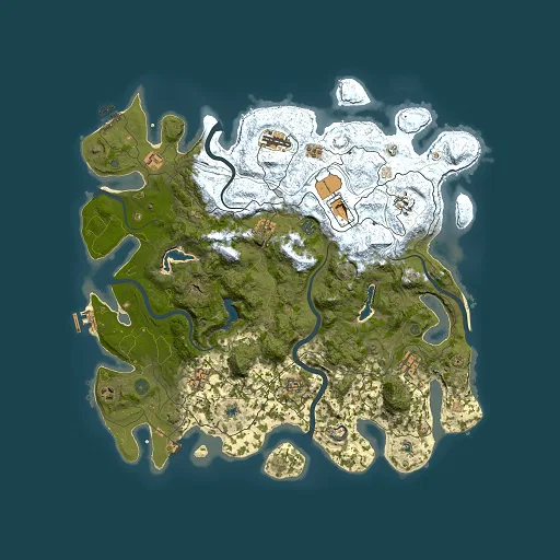 Rust map seed 1530226108, 4500x4500m top-down preview