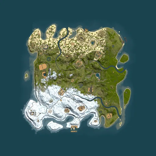 Rust map seed 148537538, 4000x4000m top-down preview