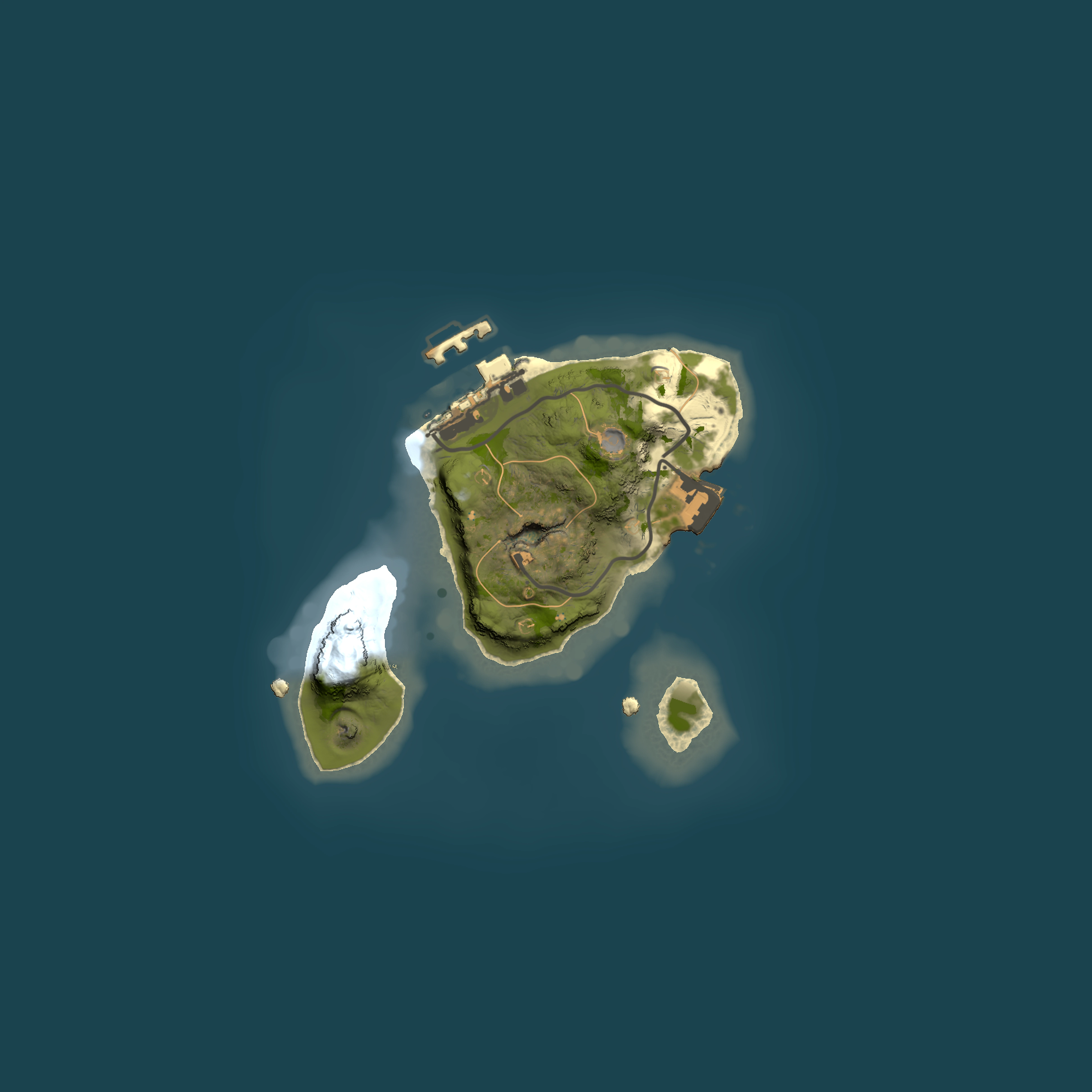 Full top-down render of Rust map seed 2030844524, 1500x1500m
