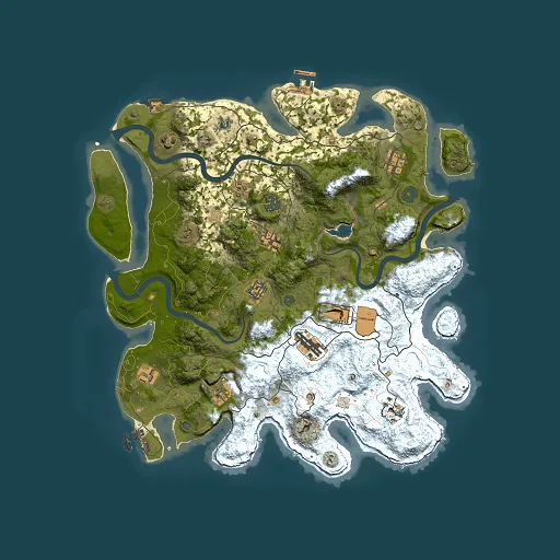 Rust map seed 584719317, 4000x4000m top-down preview