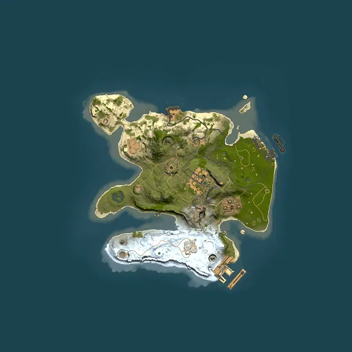 Rust map seed 715106730, 2000x2000m top-down preview