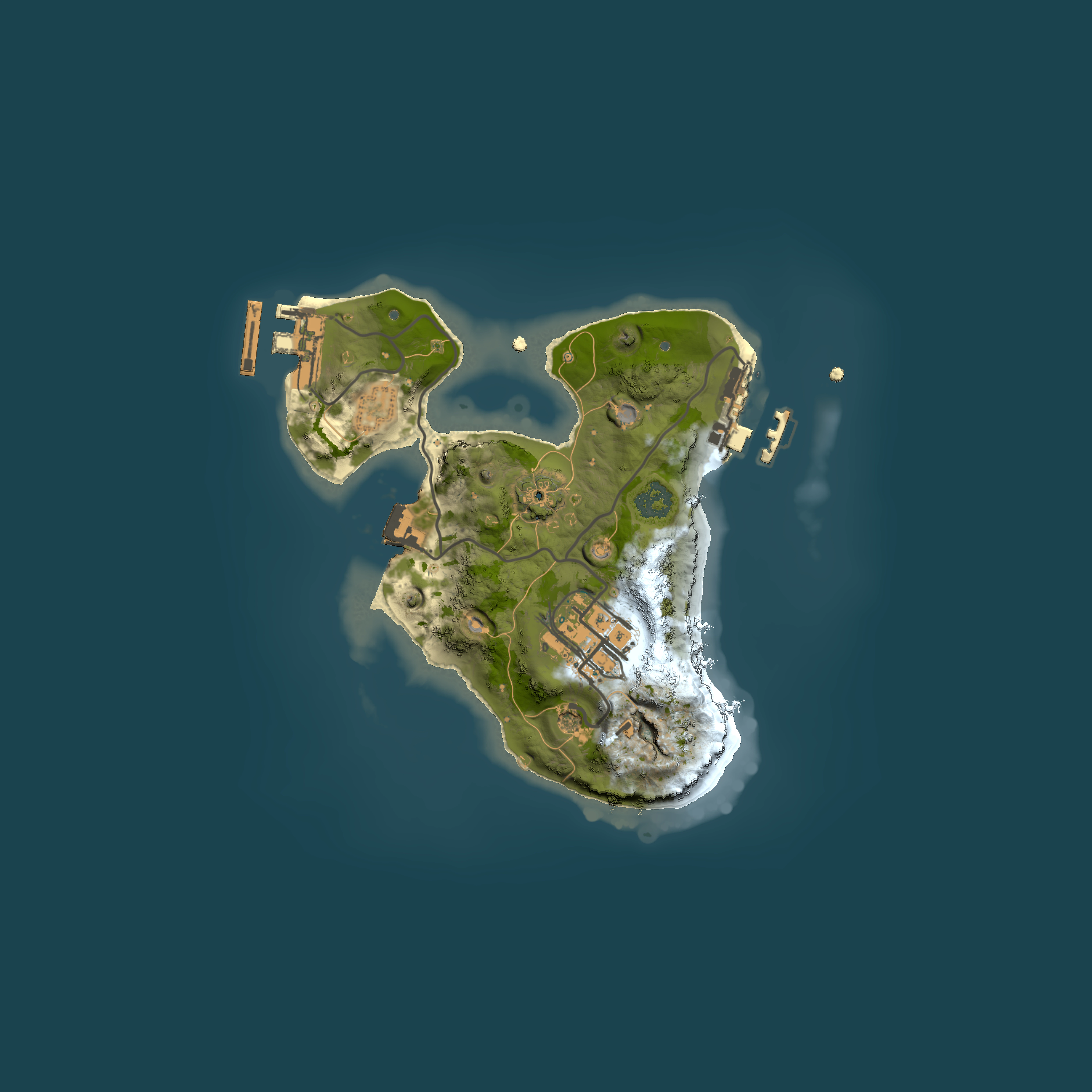 Full top-down render of Rust map seed 1773215993, 2000x2000m