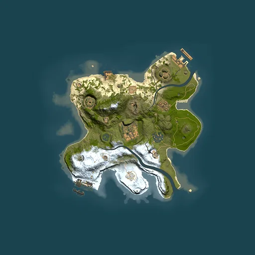 Rust map seed 2056508853, 2500x2500m top-down preview