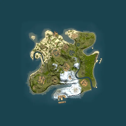 Rust map seed 1639424230, 2500x2500m top-down preview