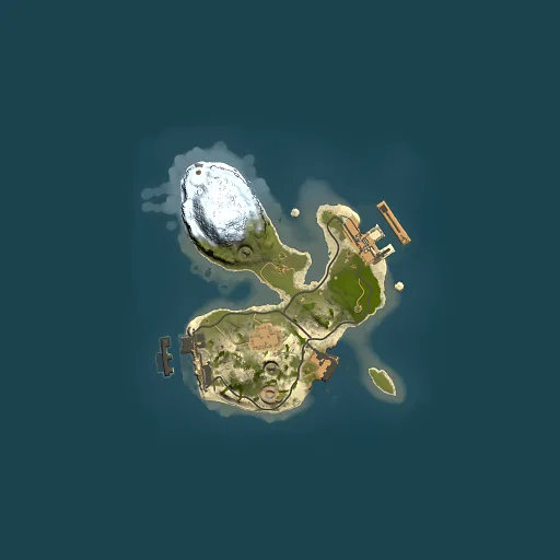 Rust map seed 37045837, 1500x1500m top-down preview