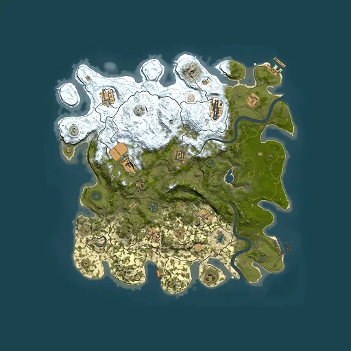 Rust map seed 1824678726, 4000x4000m top-down preview