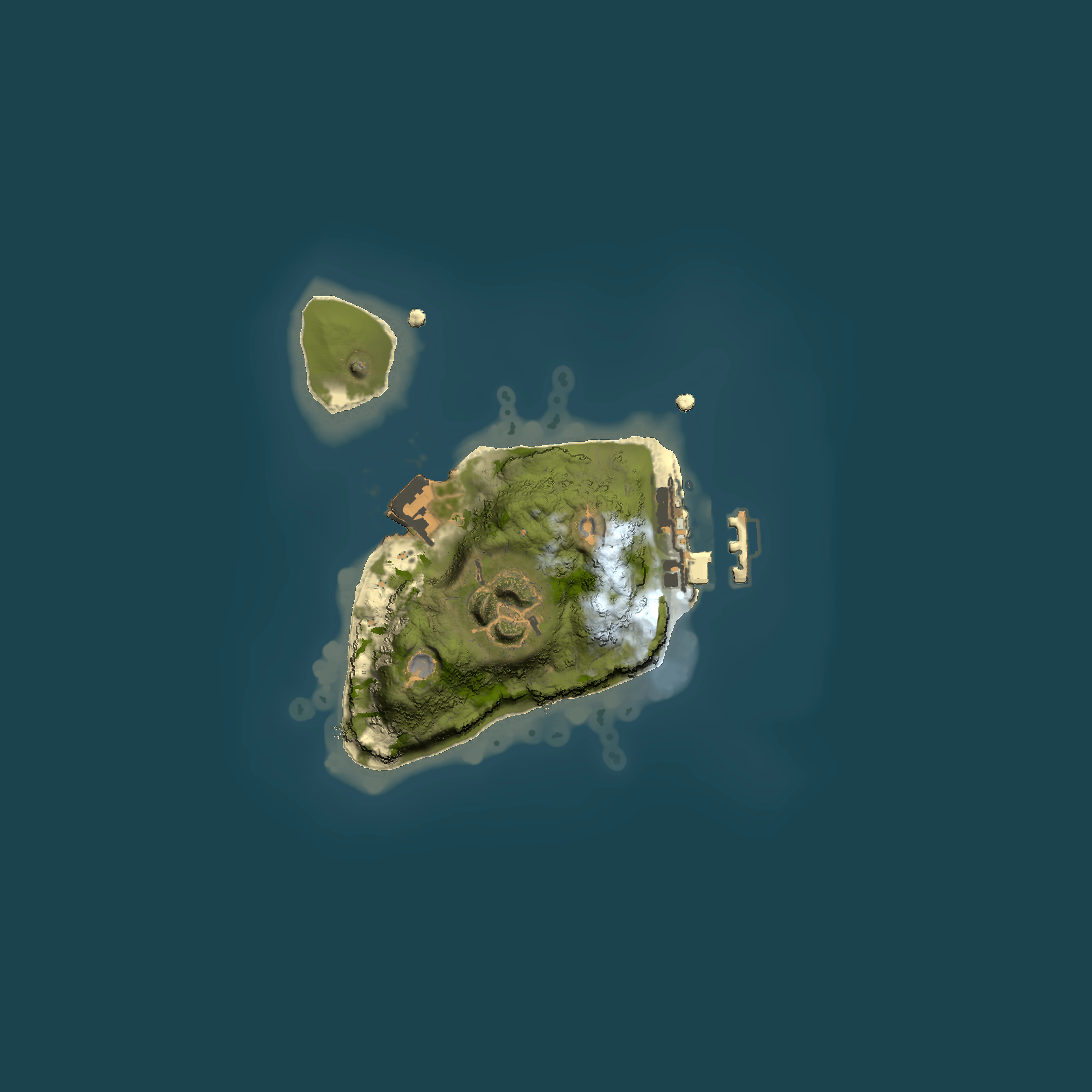Full top-down render of Rust map seed 1047111502, 1500x1500m