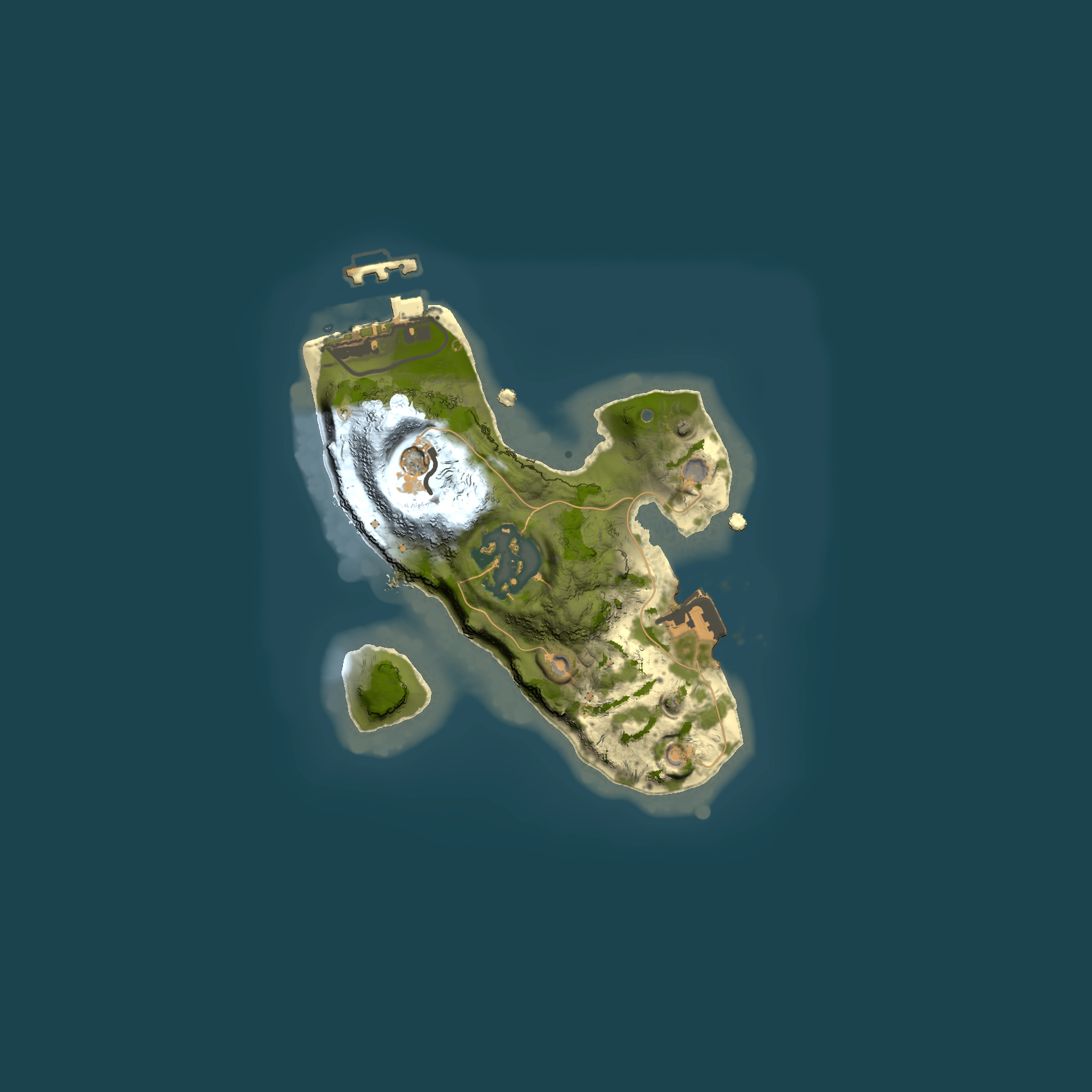 Full top-down render of Rust map seed 1482436795, 1500x1500m