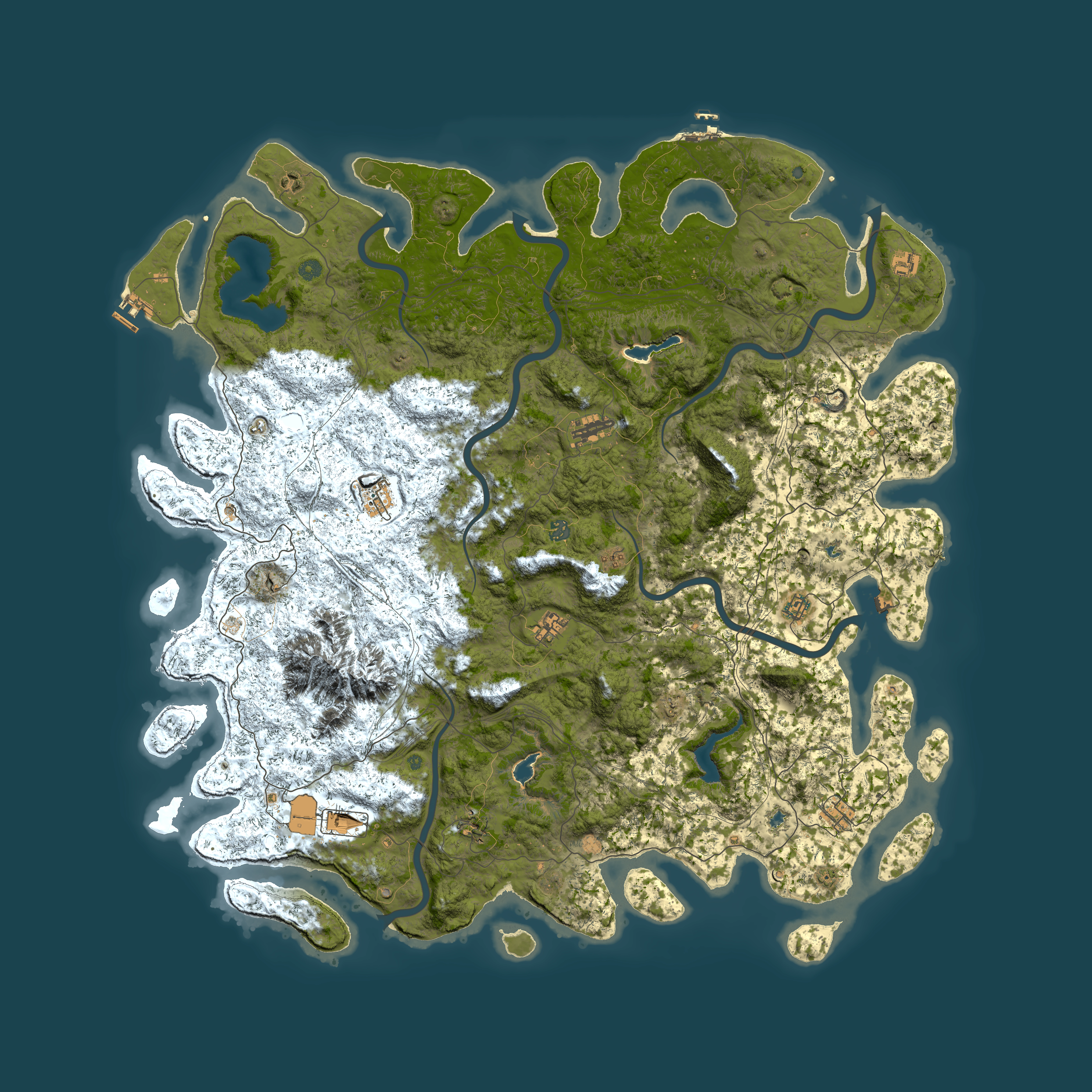 Full top-down render of Rust map seed 1552332553, 6000x6000m