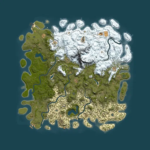 Rust map seed 1697061962, 6000x6000m top-down preview